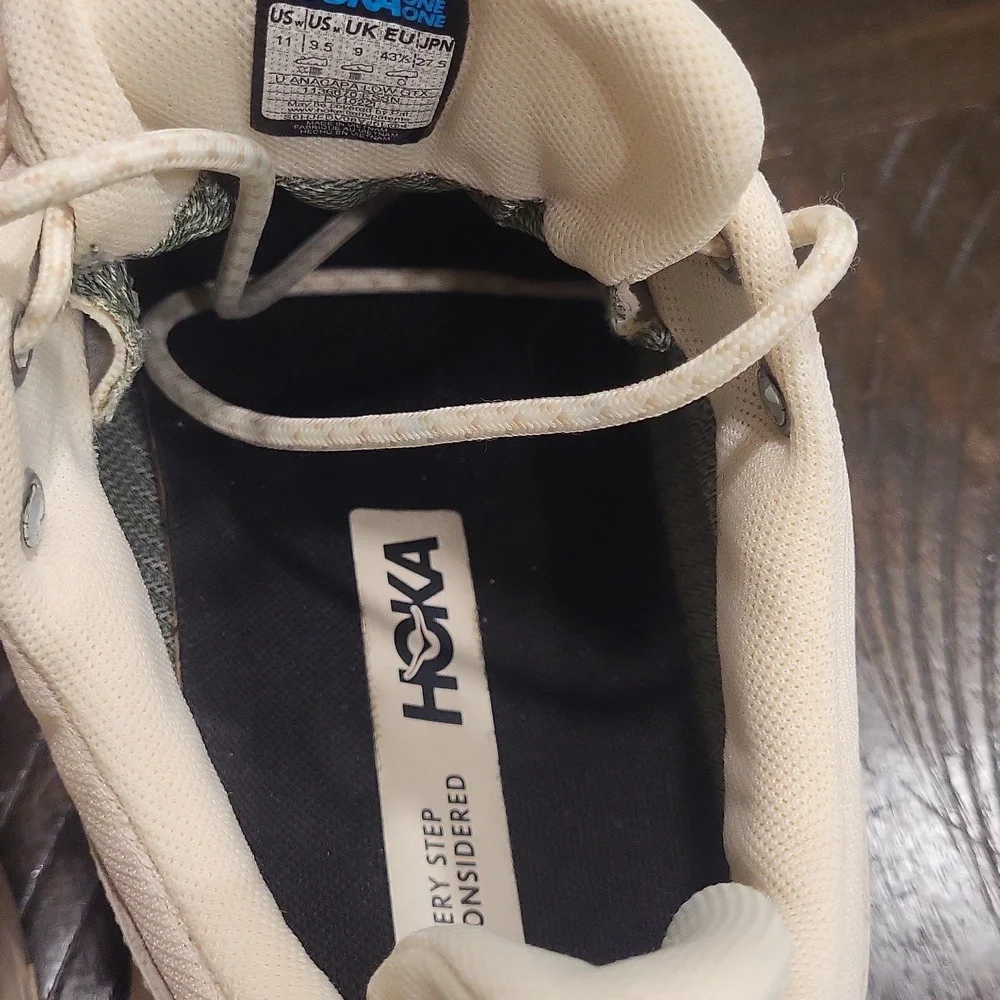 Hoka One One Men's Athletic Sneakers in Off-White/Cream